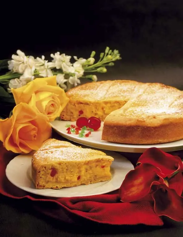 Pastiera e panna cotta