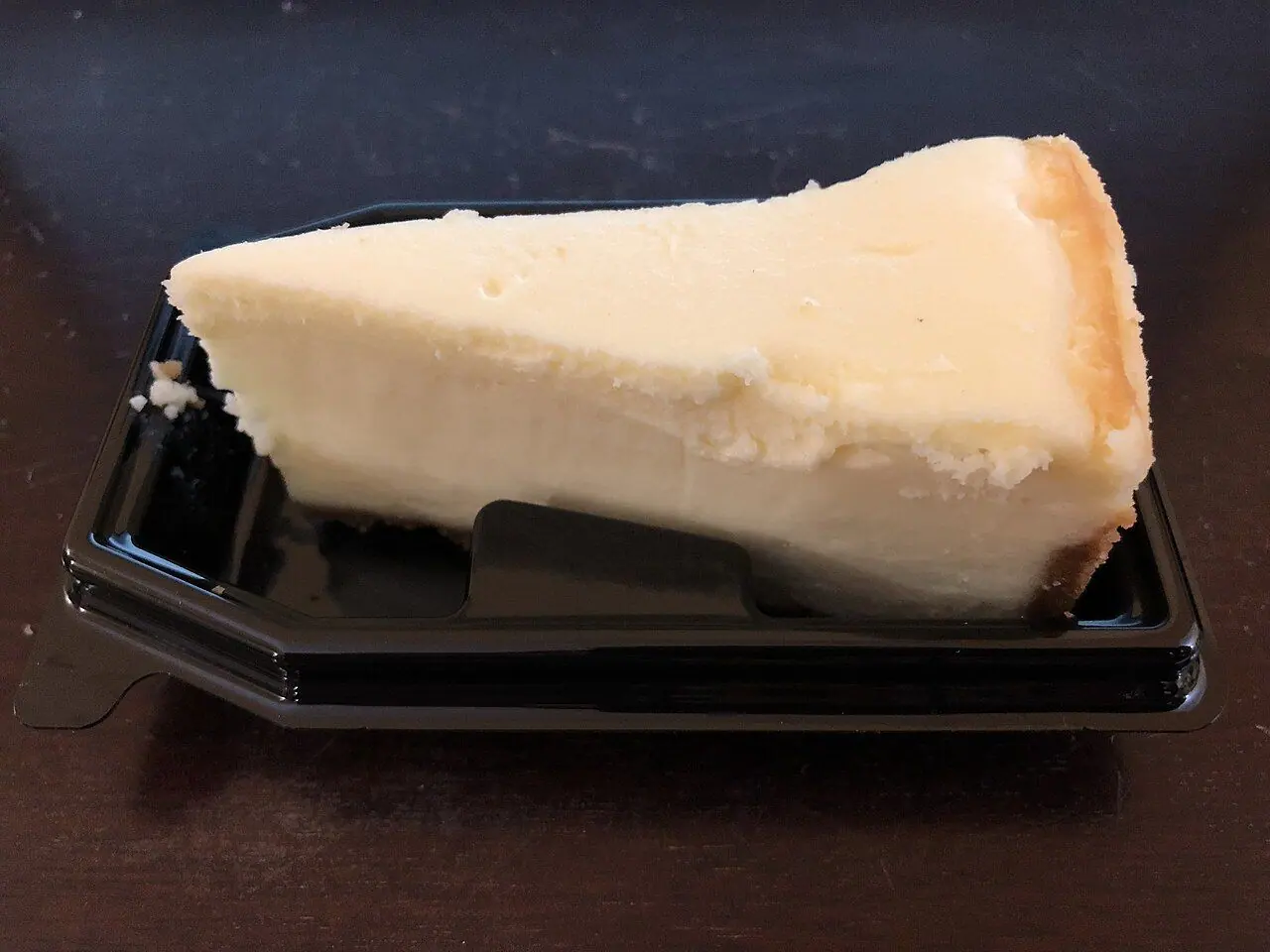 A slice of "The Cheesecake Factory at Home - Original Cheesecake" in the Franklin Farm section of Oak Hill, Fairfax County, Virginia