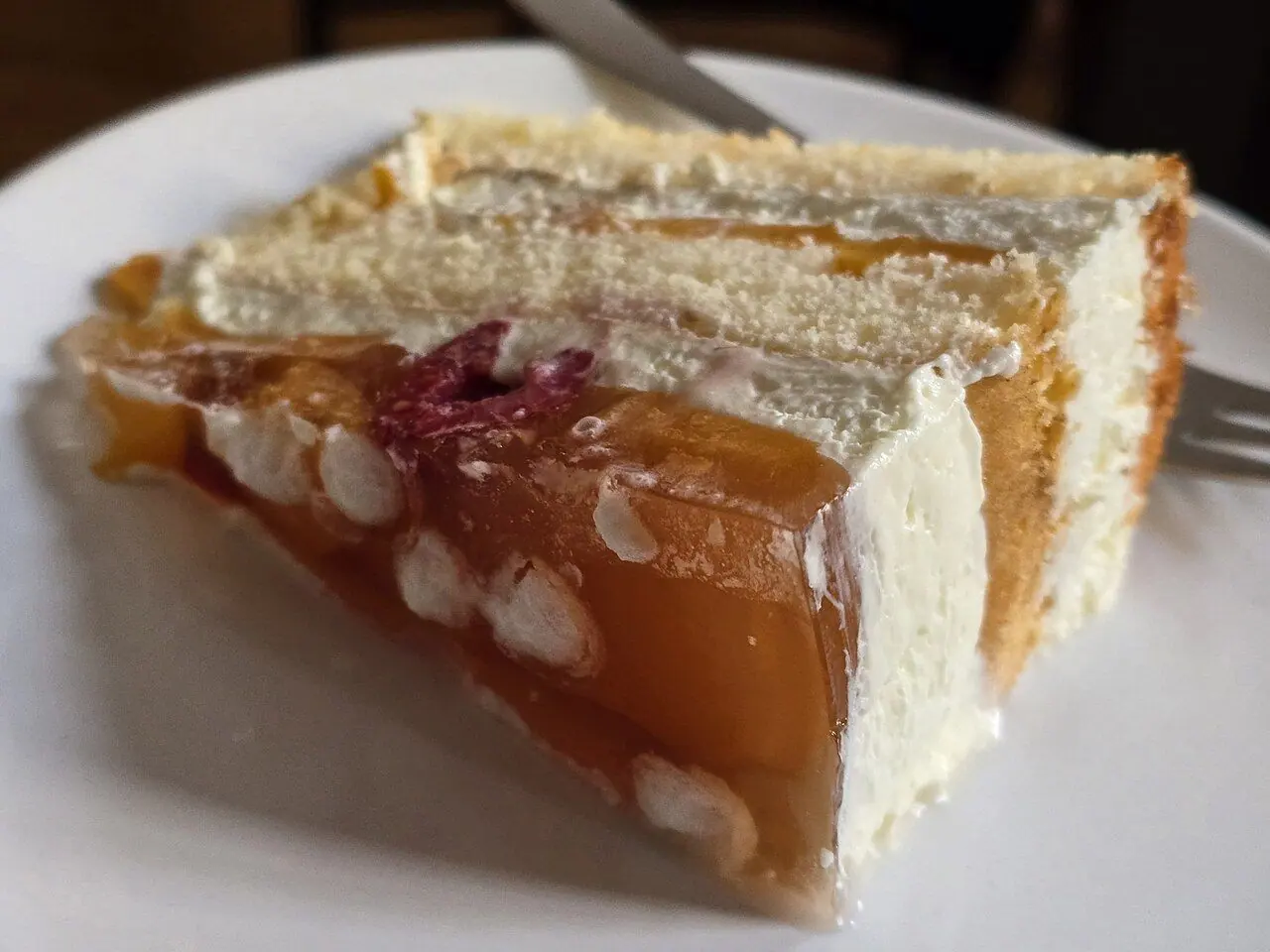 Layered Fruit Cake in Gliwice, Poland, Silesian Voivodeship, January 2026