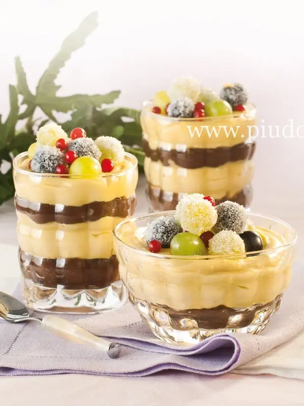 Coppe alla crema di Marsala e mascarpone